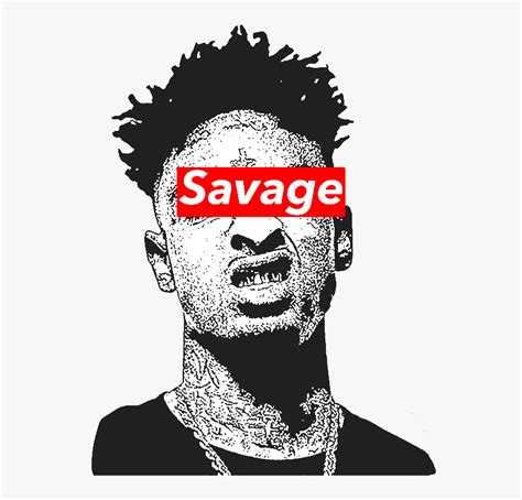 How To Draw 21 Savage Step By Step From There Draw A Diagonal Line