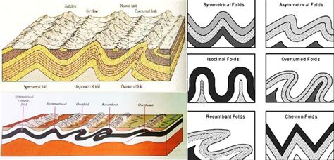 Fold And Fault In Geology Fold Mountains And Block