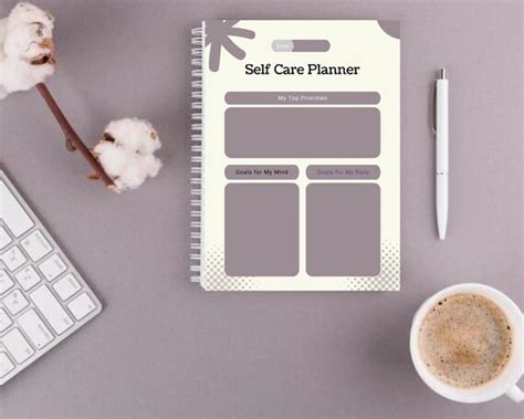 Self Care Planner Self Care Journal Digital Wellness Etsy