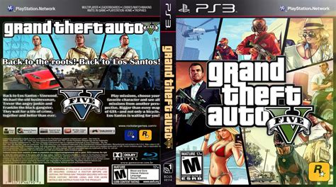 Capa Do Jogo Grand Theft Auto V Gta 5 Ps3 Capas De Dvds Capas De