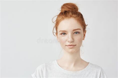 Portrait Of A Sad Redhead Stock Photo Image Of Female
