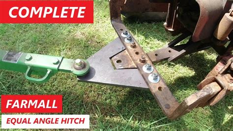 Complete Farmall 350 Equal Angle Hitch For John Deere 348 Square
