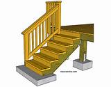 Article about installing pvc handrails on deck stairs. Install Stair Railing