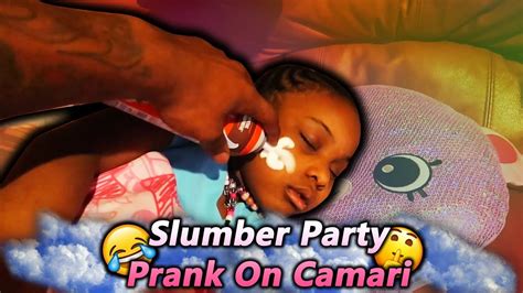 Slumber Party Prank On Camari Youtube