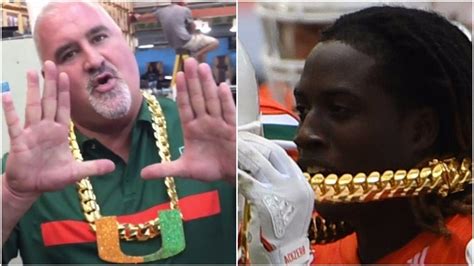The King Of Bling Behind The Viral Miami Hurricanes ‘turnover Chain Sun Sentinel