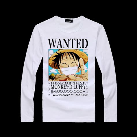 Luffy Wanted Poster T Shirt