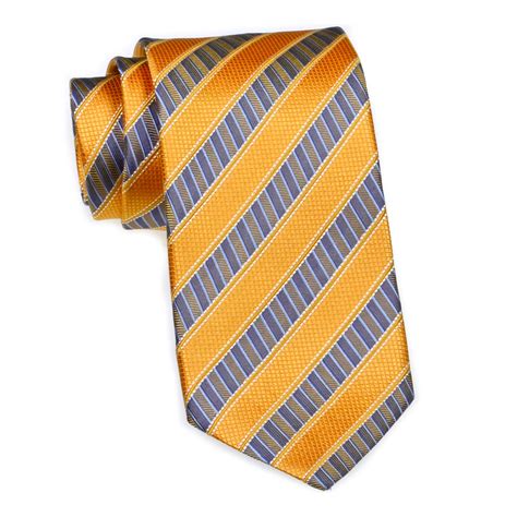 Striped Tie Yellow Blue Levinas Ties Touch Of Modern
