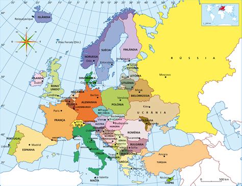 Juego De Mapa De Europa