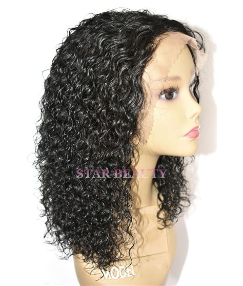 Model Model Nude Fresh Brazilian Human Hair Lace Front Wig Wet And Wavy Mint Wave Lar50
