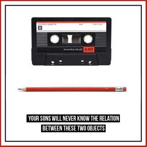 Cassette Tapes And Pencils Nostalgia Childhood Memories Humor