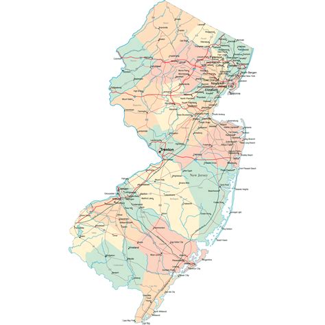 Map Of Northern Nj Real Map Of Earth