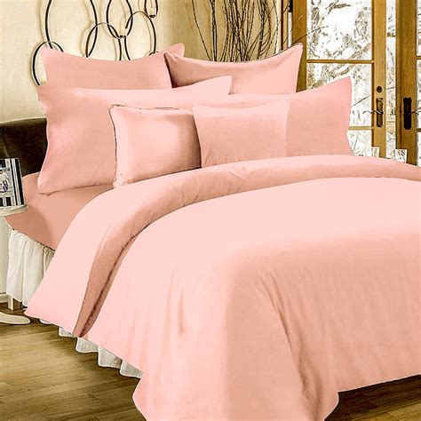 Double Bed Sheet 100 Cotton Cotton For Comfort Pink Colour 180 Tc