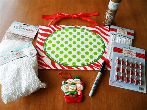 Make Christmas Crafts Using Personalized Christmas Ornaments