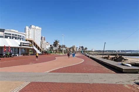 Golden Mile Beachfront In Durban South Africa Editorial Photography