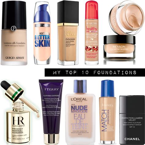 Week Of Makeup Favourites 2014 My Top 10 Foundations Beautyholics