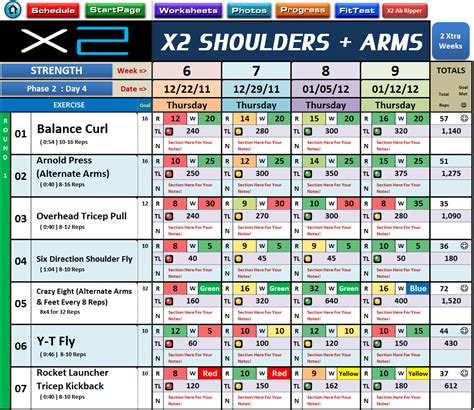 px excel spreadsheet  excel spreadsheet workout nutrition managers