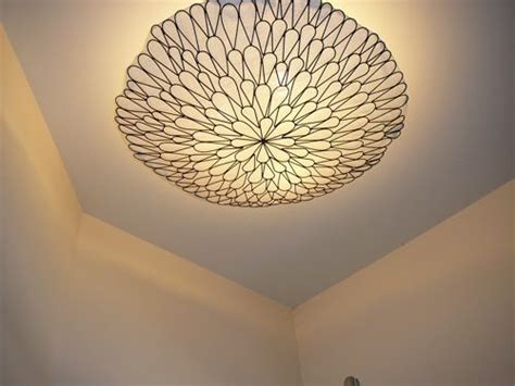 Cool Idea Wall Hanging Turned Into Light Cover Ceiling Lights Diy