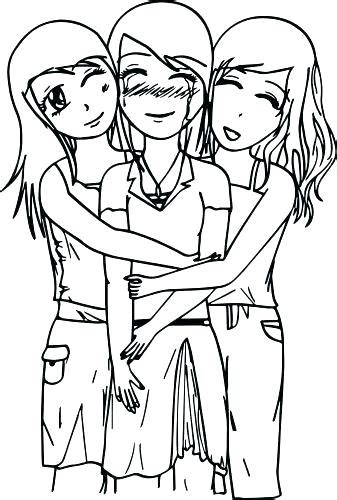 1000 x 900 jpeg 90 кб. Best Friend Coloring Pages For Girls at GetColorings.com ...
