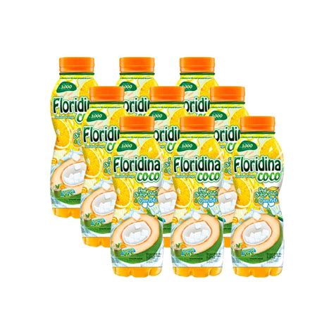 Jual Floridina Coco Orange Minuman Jus Jeruk 9 X 350 Ml Shopee Indonesia