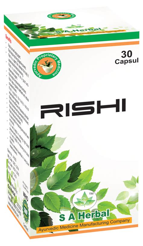 Rishi Capsule At Rs 210bottle Ayurvedic Constipation Tablets