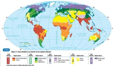 DistribuciÓn De Las Regiones Naturales En El Mundo Y En MÉxico Curso