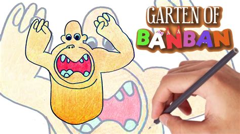 how to draw garten of banban 4 hunky jake como dibujar garten of banban 4 hunky jake youtube