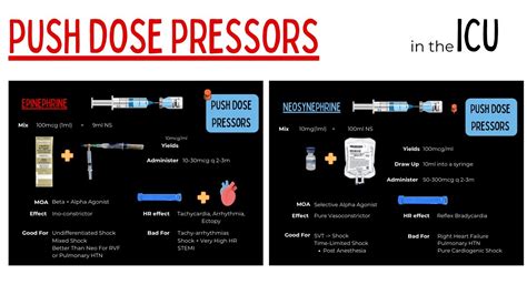 Push Dose Vasopressors For Management Of Shock In The Icu Youtube