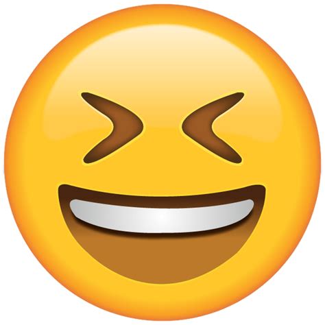 Download Smiling Face With Tightly Closed Eyes Emoji Island