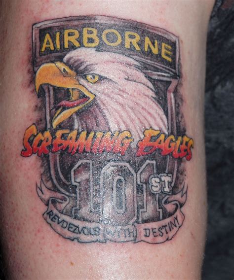 101st Airborne Eagle Tattoos
