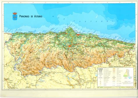 Asturias Spain Map