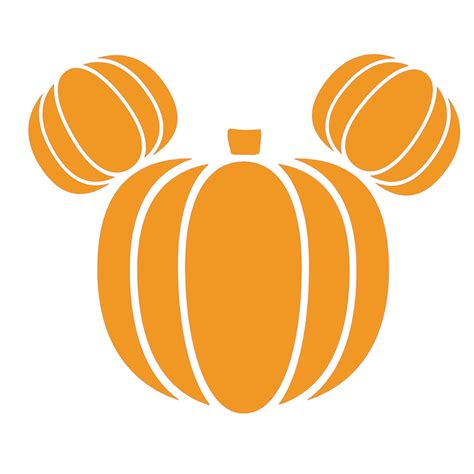 Mickey Pumpkin Head Svg Etsy
