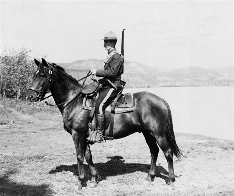 An officer serving with the North-West Mounted Police (now Royal ...