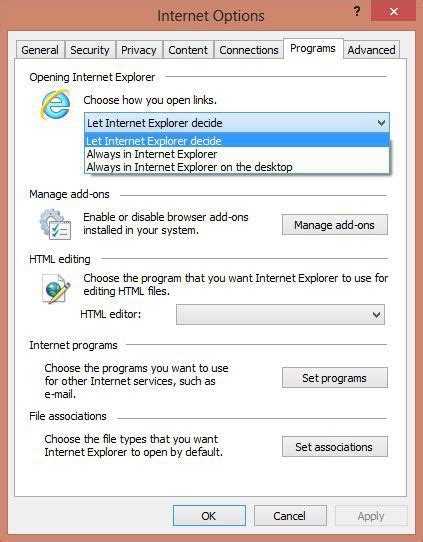 How To Open Internet Explorer 10 In Desktop Mode On Windows 8