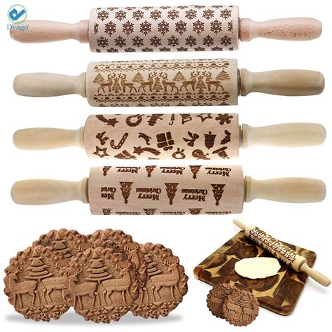 These Embossed Rolling Pins Are The Best Holiday Baking Hack Good