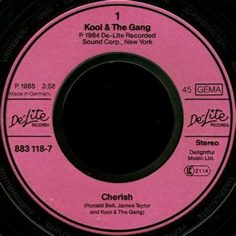 Kool And The Gang Cherish 7 Single Vinyl Schallplatten Shop