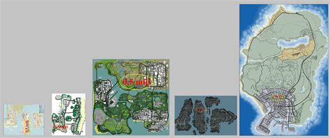 The Most Accurate Gta Map Comparison Ever Grand Theft Auto Series