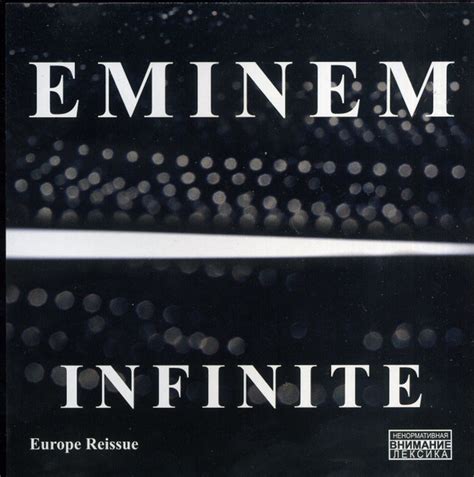 Eminem Infinite Europe Reissue 2005 Cd Discogs