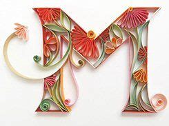 No shipping charges apply on this product. Letter M Quilling