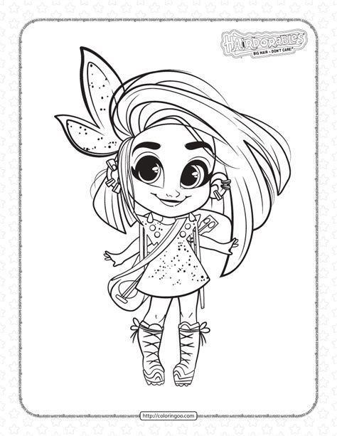 Fashion Doll Dee Dee Coloring Pages For Girls