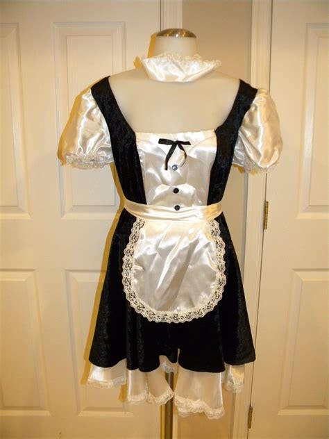 french maid costume lace sexy halloween outfit cospla… gem