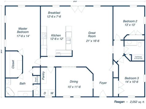 X Barndominium Floor Plans With Pictures Cost Per Sq Ft