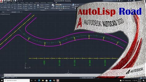 Autocads Lisp For Roads Chainage Cad User Autolisp For Road Network