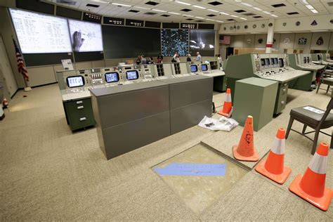 Restored Mission Control At Johnson Space Center In Houston Comes Alive