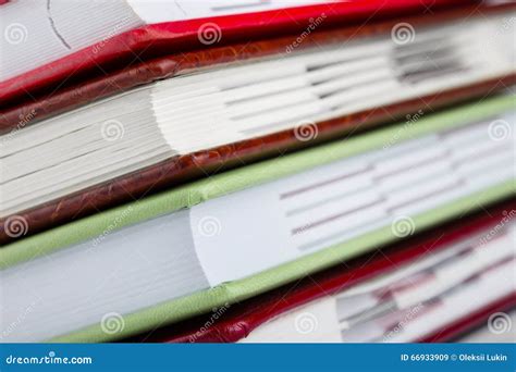 Detail Of A Stack Diaries Stock Image Image Of Calendar 66933909