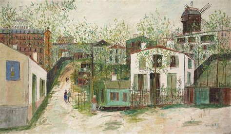Maurice Utrillo Paris Painting Tuttart Pittura Scultura