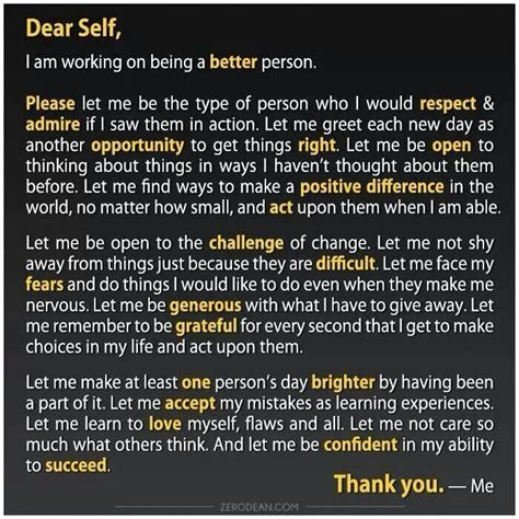 dear self dear self self quotes self