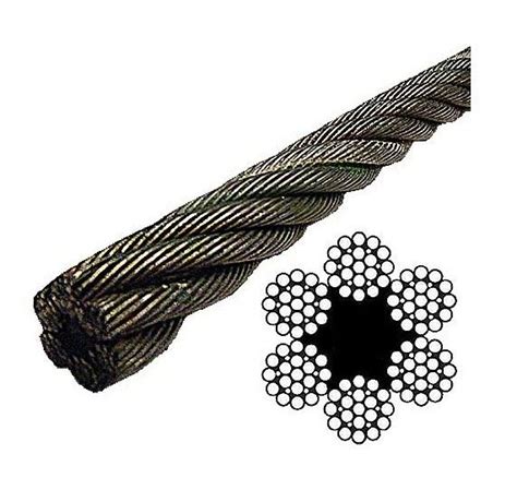 En 12385 5 Standard Steel Wire Rope 6x19 With High Tensile Strength