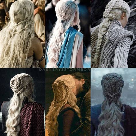 daenerys targaryen s hair evolution in 2020 hair styles daenerys hair khaleesi hair