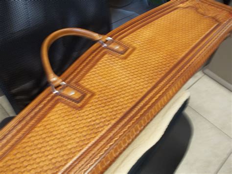 Handmade Bcl338 Custom Rifle Case By Bluehorn Custom Leather And Tx