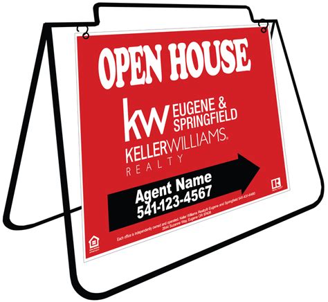 18 X 24 Keller Williams Open House Yard Sign Towers Sign Marketing